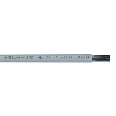 HSLH-Jz 4x1mm2 halogénmentes vezérlőkábel 300/500V szürke
