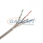 S-FTP vezeték Cat7 4x2xAWG23 PVC szürke