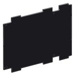 LEGRAND 431165 DCX-M hátsó szigetelő lemez 200 - 400A