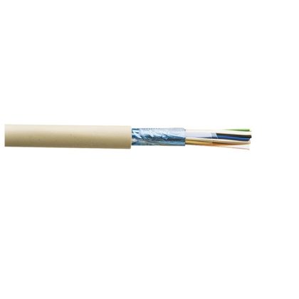   J-Y(St)Y S.C. 1x2x0,8mm2 árnyékolt távközlési kábel beltéri alkalmazásra (500m) PVC 300V szürke