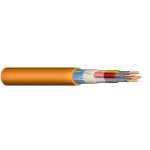   JE-H(St)H 1x2x0,8mm2 halogen free, shielded flame resistant telecommunication wire Bd FE180/E90 with 90 minutes function retention 225V orange