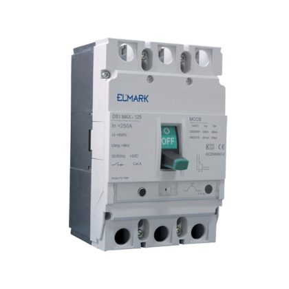   ELMARK szabályozható kompakt megszakító (504-630A), MCCB DS1 MAX-630, 630A, 4P, 690V