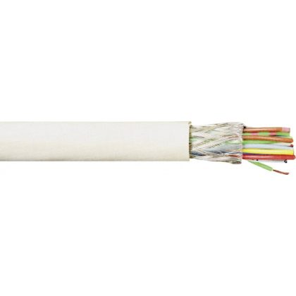   JE-LiYCY 2x2x0,5mm2 Árnyékolt ipari elektronikai installációs vezeték Bd 225V szürke