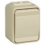   SCHNEIDER/ELSO 451600 Váltókapcsoló, gyöngyház, falon kívüli, 10A, IP44