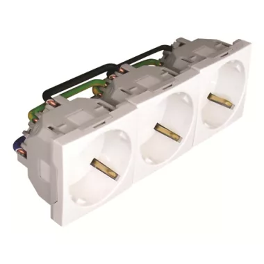 efapel 45194_SBR Hármas Quadro45 dugalj