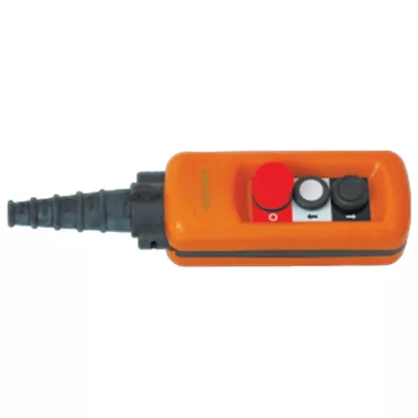 ELMARK daruvezérl egység, 230V, 1Z+1NY, 3 gomb, vészgombbal, kulccsal, 2 sebességi fokozat