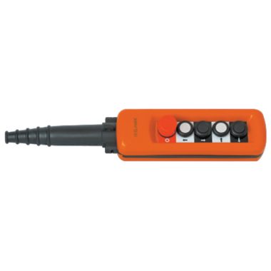 ELMARK daruvezérl egység, 230V, 1Z+1NY, 5 gomb, vészgombbal, 2 sebességi fokozat