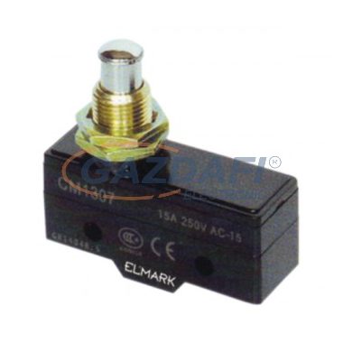 ELMARK helyzetkapcsoló, CM-1307, fémhengeres, 15A/5A, 350/114, 0.4mm, IP65