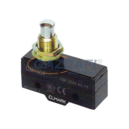   ELMARK helyzetkapcsoló, CM-1307, fémhengeres, 15A/5A, 350/114, 0.4mm, IP65