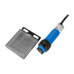   ELMARK fotoelektromos érzékel, EL-G18-3B2NA, 24V DC, 2m, IP67, NPN, reflektor