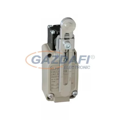   ELMARK helyzetkapcsoló, CWLCA12-2-Q, állítható fém hengeres fém görgvel, 10A/3A, 2720/910, 20°, IP66