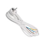 ELMARK hálózati kábel, H05VV-F, 3x1.5mm2, 2m, fehér