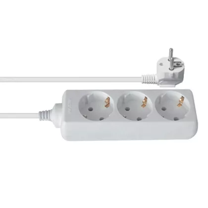 ELMARK 3-as HÁLÓZATI ELOSZTÓ, H05VV-F, 3x1.5mm², 3m