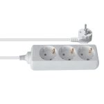 ELMARK 3-as hálózati elosztó, H05VV-F, 3x1.5mm², 5m