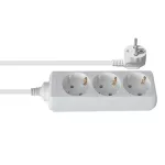 ELMARK 3-as hálózati elosztó, H05VV-F, 3x1.5mm², 5m