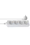 ELMARK 4-es hálózati elosztó, H05VV-F, 3x1.5mm², 5m