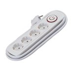 ELMARK 4-es HÁLÓZATI ELOSZTÓ KAPCSOLÓVAL, H05VV-F, 3x1.5mm², 2m