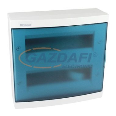 COMMEL 475-108 Falon kívüli elosztódoboz, 24 modulos, IP30, IK06