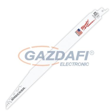 MILWAUKEE 48005711 Szablyafűrészlap 300 mm, 8/3,2 mm Bimetal, Co 5 db