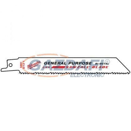   MILWAUKEE 48016292 Szablyafűrészlapok 150/2,5/1,8 mm Bimetal, Co 50 db