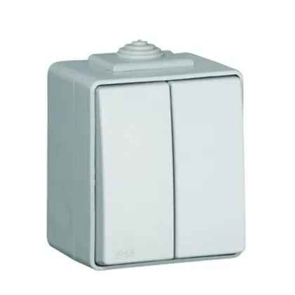 Efapel 48101 CBR IP65 Dupla váltókapcsoló