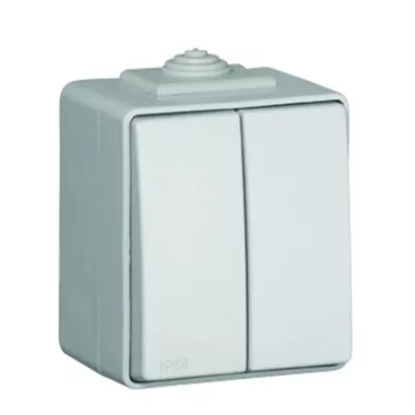 Efapel 48101 CCZ IP65 Dupla váltókapcsoló