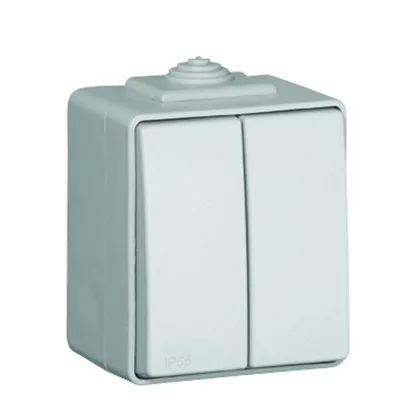 Efapel 48101 CCZ IP65 Dupla váltókapcsoló