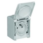   Efapel 48112 CBR IP65 Dugaszoló aljzat, gyerekzáras, francia típus