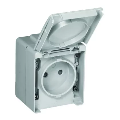   Efapel 48122 CBR IP65 Dugaszoló aljzat, gyerekzáras, FÖLDELETLEN