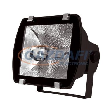 KANLUX "Matma" fémhalogén fényvető, Rx7s, 70W, fekete, IP65, alumínium, edzett üveg, IP65