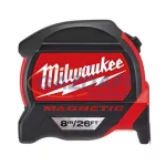   MILWAUKEE 48227225 Prémium mágneses mérőszalag, 8m/27mm, 27 láb