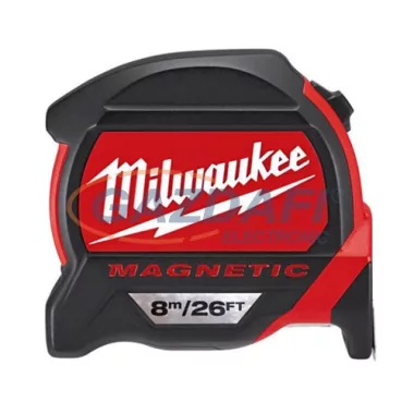 MILWAUKEE 48227225 Prémium mágneses mérőszalag, 8m/27mm, 27 láb