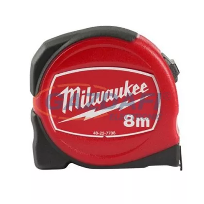MILWAUKEE 48227708 keskeny mérőszalag, 8m/25mm