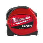 MILWAUKEE 48227726 keskeny mérőszalag, 8m/25mm, 26 láb