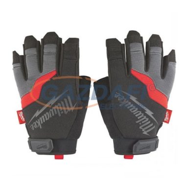 MILWAUKEE 48229742 ujjvég nélküli munkavédelmi kesztyű, méret: L