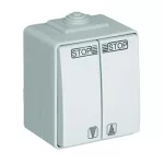 Efapel 48290 CCZ IP65 Redőnykapcsoló