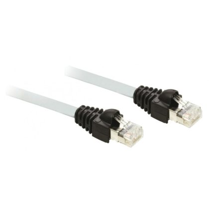   SCHNEIDER 490NTW00002 Ethernet árnyékolt sodrott érpár Kábel, 2M, RJ45 connec.