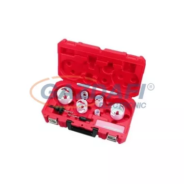 MILWAUKEE 49224201 Lyukfűrész (körkivágó) készlet 10db-os Bimetál kobalt