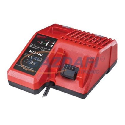   MILWAUKEE M12-18C LITHIUM-ION akkumulátor töltő, M12, M14, 18 rendszerekhez