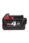 MILWAUKEE M18 B4 REDLITHIUM-ION akkumulátor, M18 rendszerhez 18 VDC, 4,0 Ah