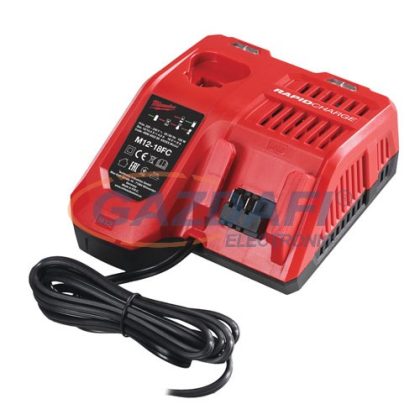   MILWAUKEE M12-18 FC LITHIUM-ION akkumulátor töltő, M12, M14, 18 rendszerekhez