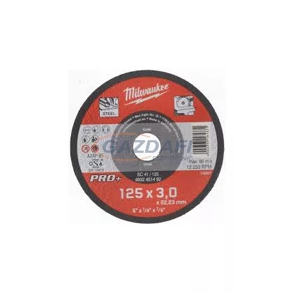   MILWAUKEE 4932451499 Vágókorong kőhöz 115x3 mm hajlított