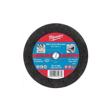 MILWAUKEE 4932451505 Vágókorong fémhez (fémdarabolóhoz) 355x2,5 mm egyenes