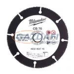 MILWAUKEE 4932464716 Karbid vágókorong, 76mm