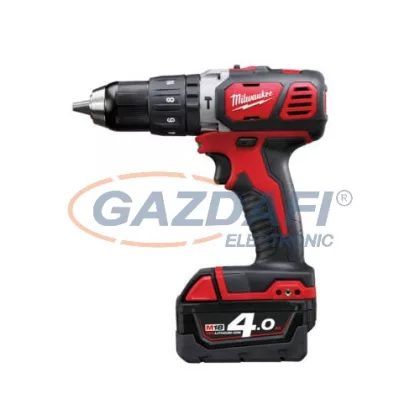   MILWAUKEE M18 BPD-402C kompakt ütvefúró-csavarozó töltővel és 2 db akkumulátorral