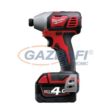   MILWAUKEE M18 BID-402C kompakt ütvecsavarozó töltővel és 2 db akkumulátorral