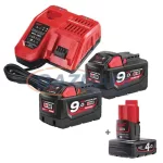 MILWAUKEE M18 NRG-902 Akkumulátor és töltő szett