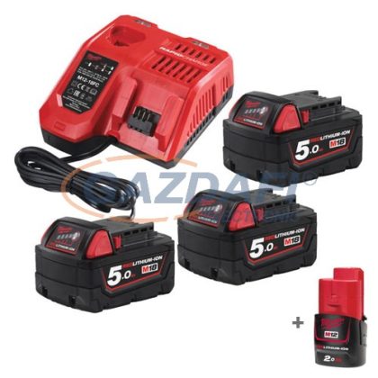 MILWAUKEE M18 NRG-503 Akkumlátor és töltő szett