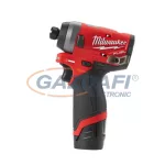   MILWAUKEE M12 FID-202X szuperkompakt 1/4" HEX ütvecsavarozó töltővel és 2 db akkumulátorral