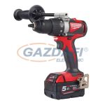   MILWAUKEE M18 BLDD2-502X szénkefe nélküli fúró-csavarozó töltővel és 2 db akkumulátorral